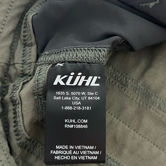 KÜHL Women’s Green FreeFlex Khaki Roll-Up Versatility Pants Pockets size 6 - Picture 3 of 14